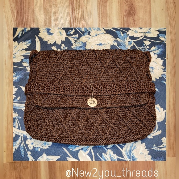 The Sak Hand Crochet Flap Bag - Picture 2 of 8
